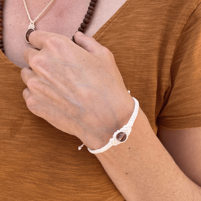 Bracelet "Basique" Quartz fumé